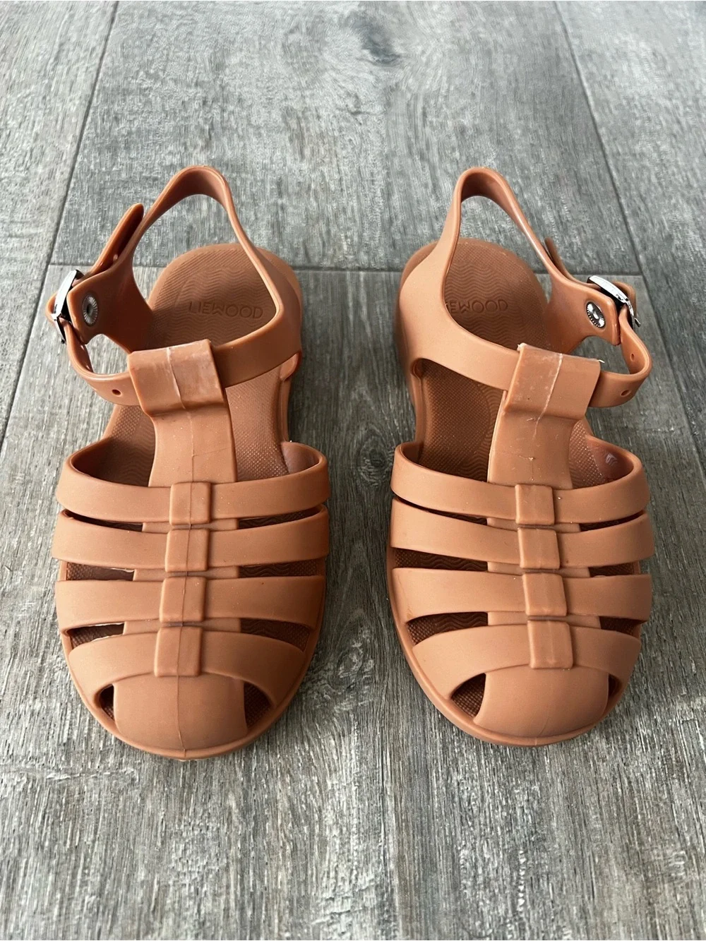 Liewood Unisex Kids Bre Jelly Sandals Camel Size 11